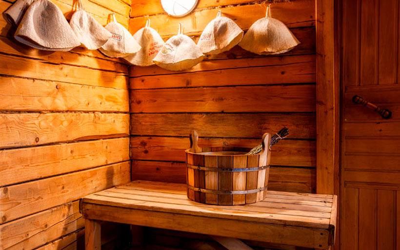Русская баня на дровах